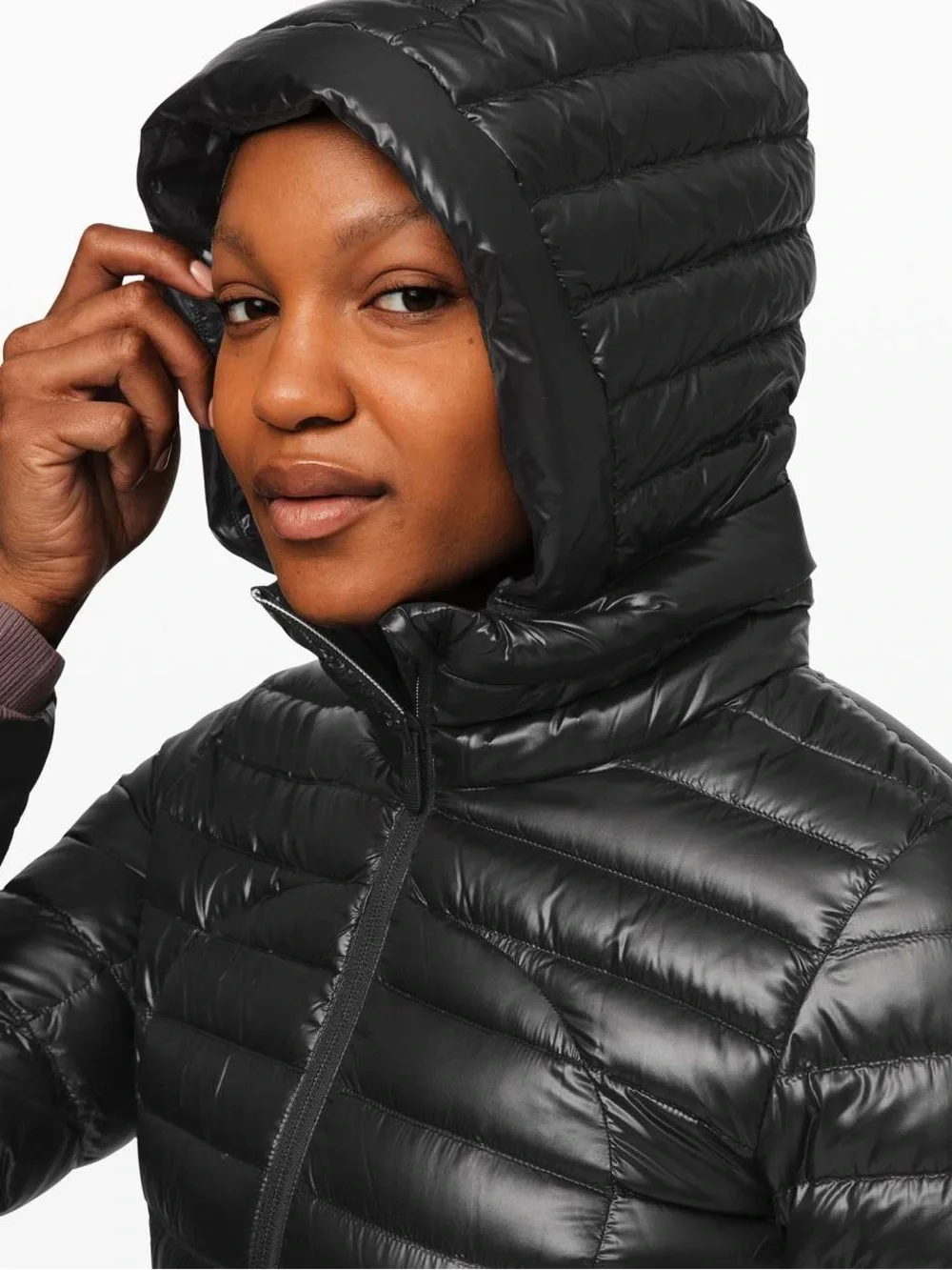 Lululemon Pack It Down Long Jacket *Shine Black 4